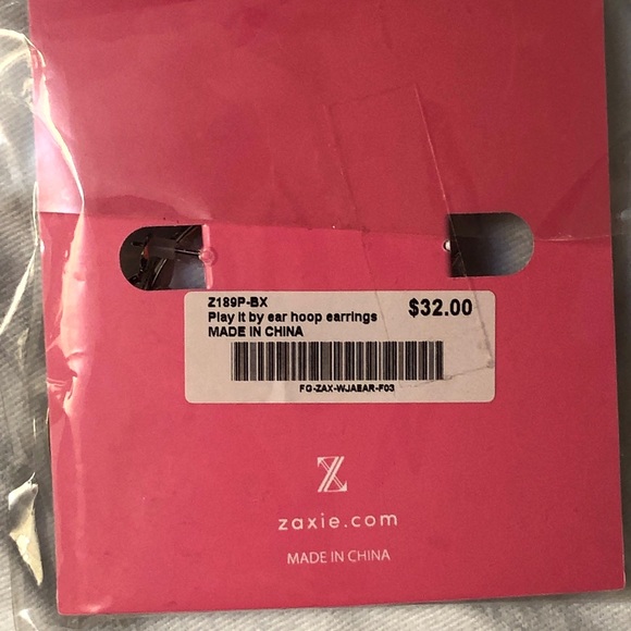 Play it By Ear hoops by Zaxie! NWT and never worn! - Picture 5 of 6